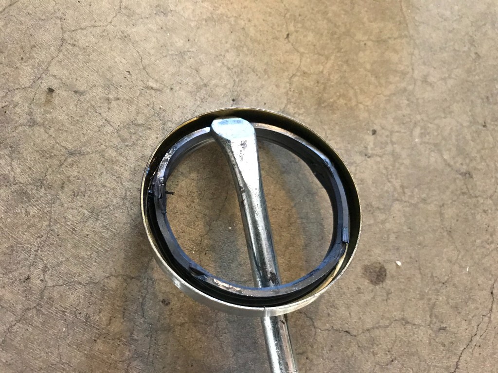 old oil seal pry out 2